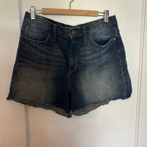 Madewell Blue Jean Shorts Distressed Cut-Off size 12 or 32 inch
